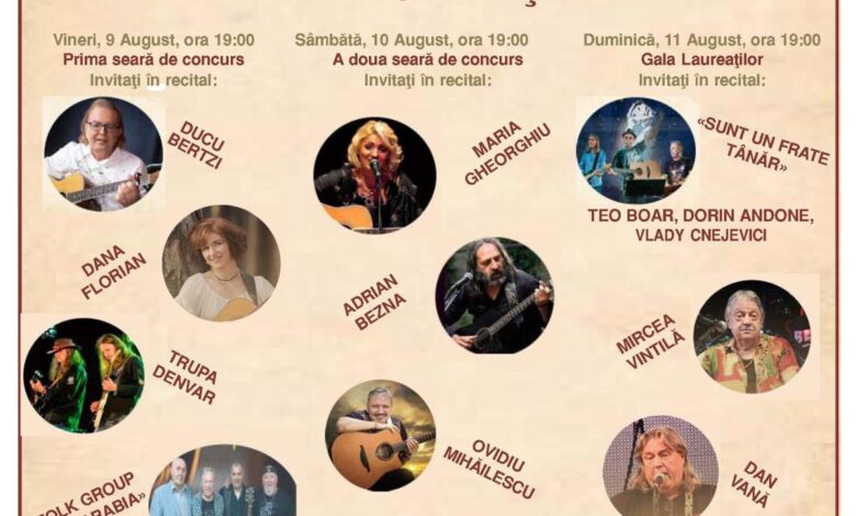 Festivalul Național de muzică folk și baladă la Târgu Jiu